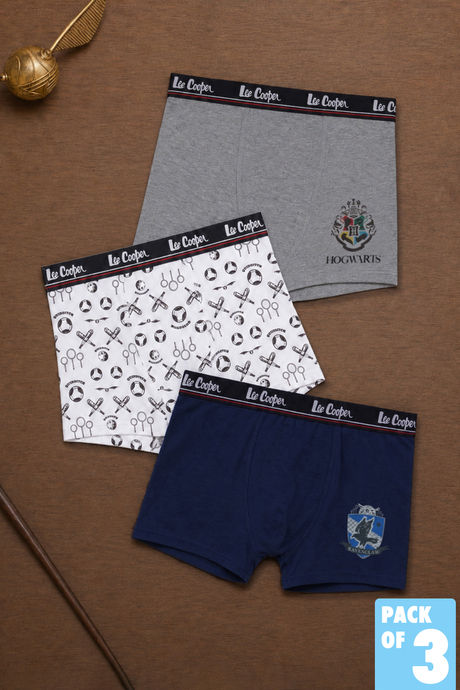 Lee Cooper Boys Harry Potter Trunks (Pack of 3) - Multicolor Buy Lee Cooper Boys Harry Potter Trunks (Pack of 3) - Multicolor